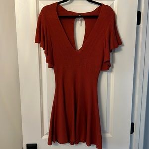 Cute Free People XS A line knit dress